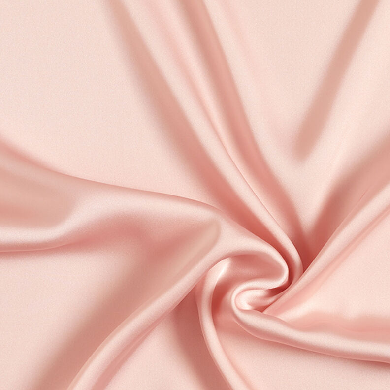 Polyestersatin enfärgad – rose,  image number 1