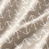 Dekorationstyg Jacquard ankare – ljusbeige/sand,  thumbnail number 2