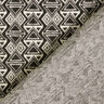 Stickad jacquard trianglar – svart/vit,  thumbnail number 4