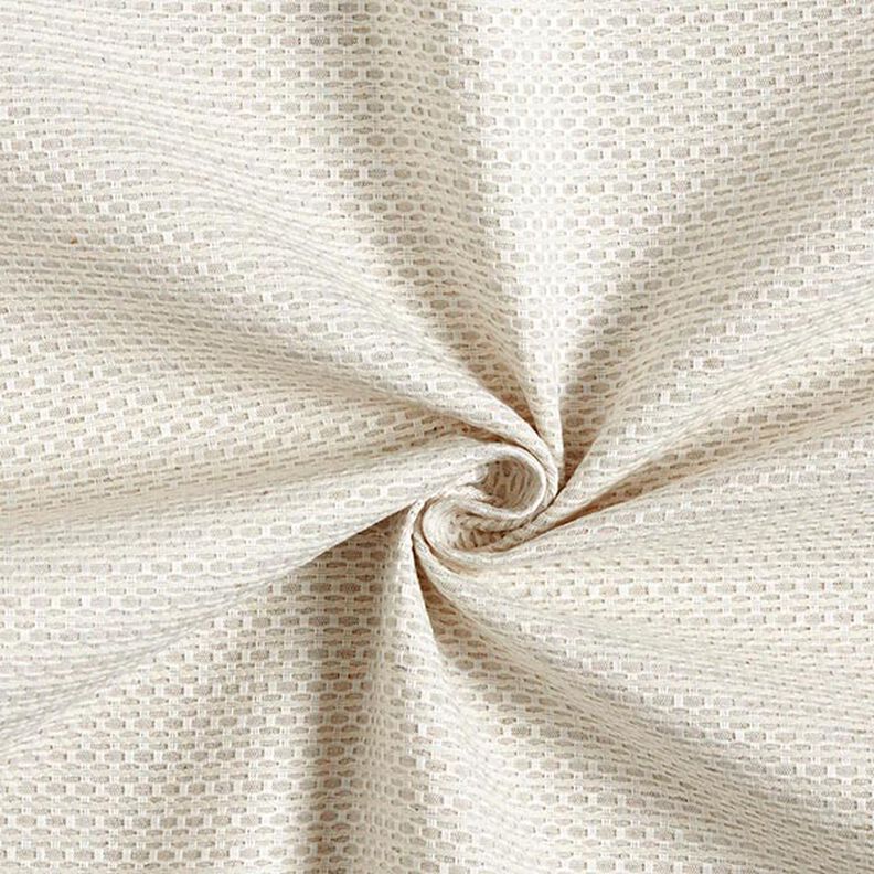 Dekorationstyg Jacquard små vaxkakor – ljusbeige,  image number 1