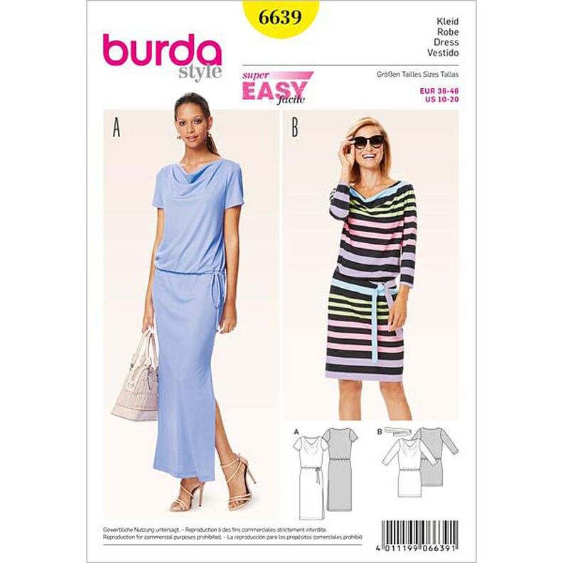 Klänning, Burda 6639,  image number 1