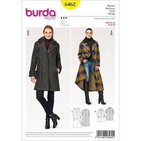 Kappa | Kort kappa, Burda 6462 | 34 - 46, 