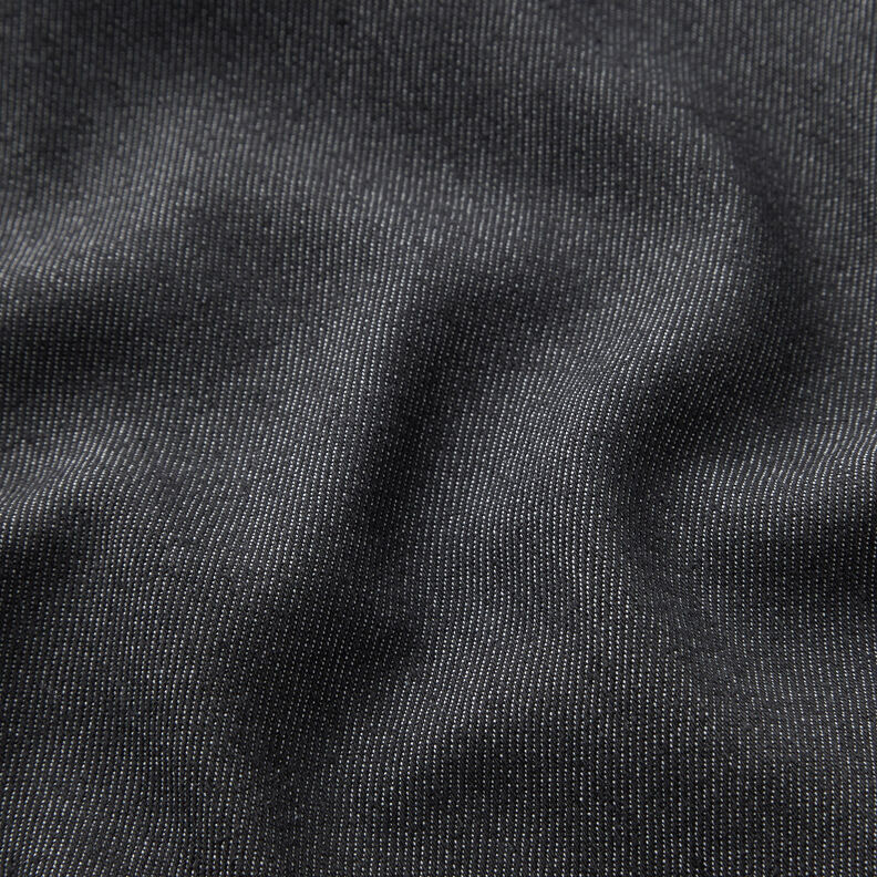 Bomullsdenim stretch medium – svart,  image number 2