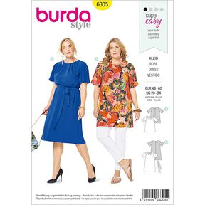 T-shirt | Klänning, Burda 6305 | 46 - 60, 