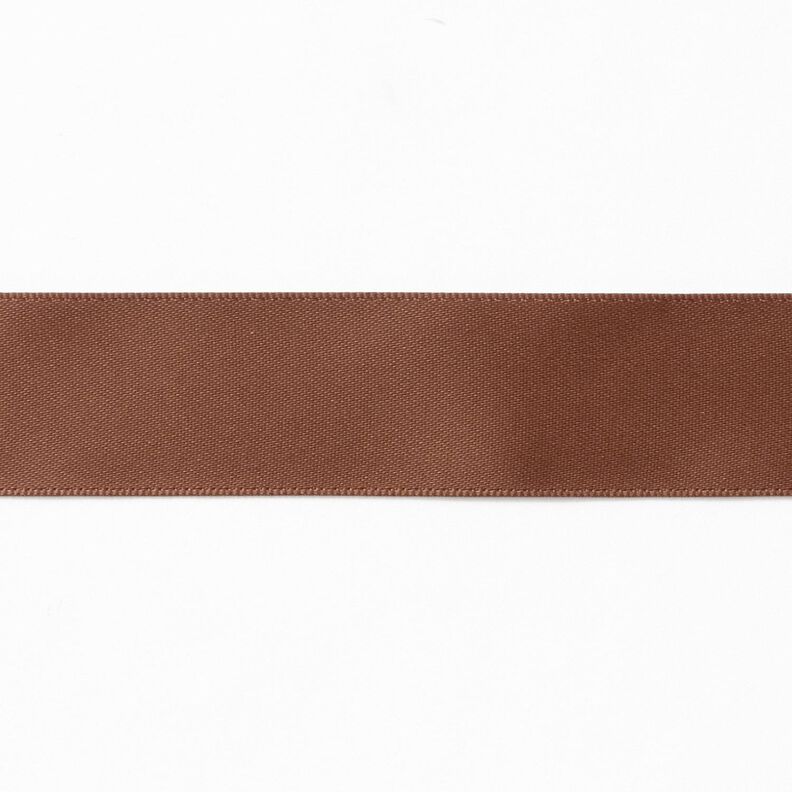 Satinband [25 mm] – mellanbrunt,  image number 1