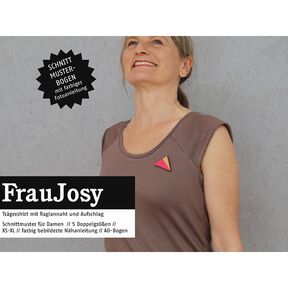FRAU JOSY - linne med raglansöm och uppvikning på axlarna, Studio Schnittreif | XS - XL, 