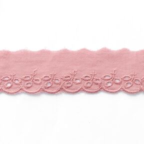 Festong Spetsband Blad [ 30 mm ] – rosa, 