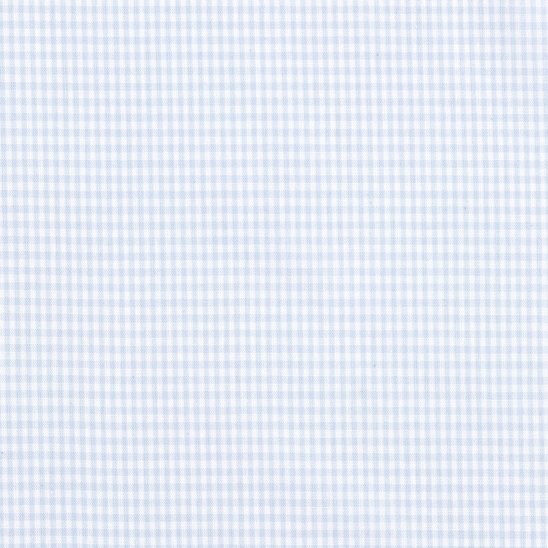 Bomullstyg Vichy rutig 0,2 cm – ljus jeansblå/vit,  image number 1