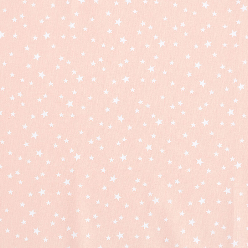 Bomullspoplin Oregelbundna stjärnor – rosa,  image number 1