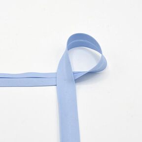 Skråband i bomull Poplin [20 mm] – ljusblått, 